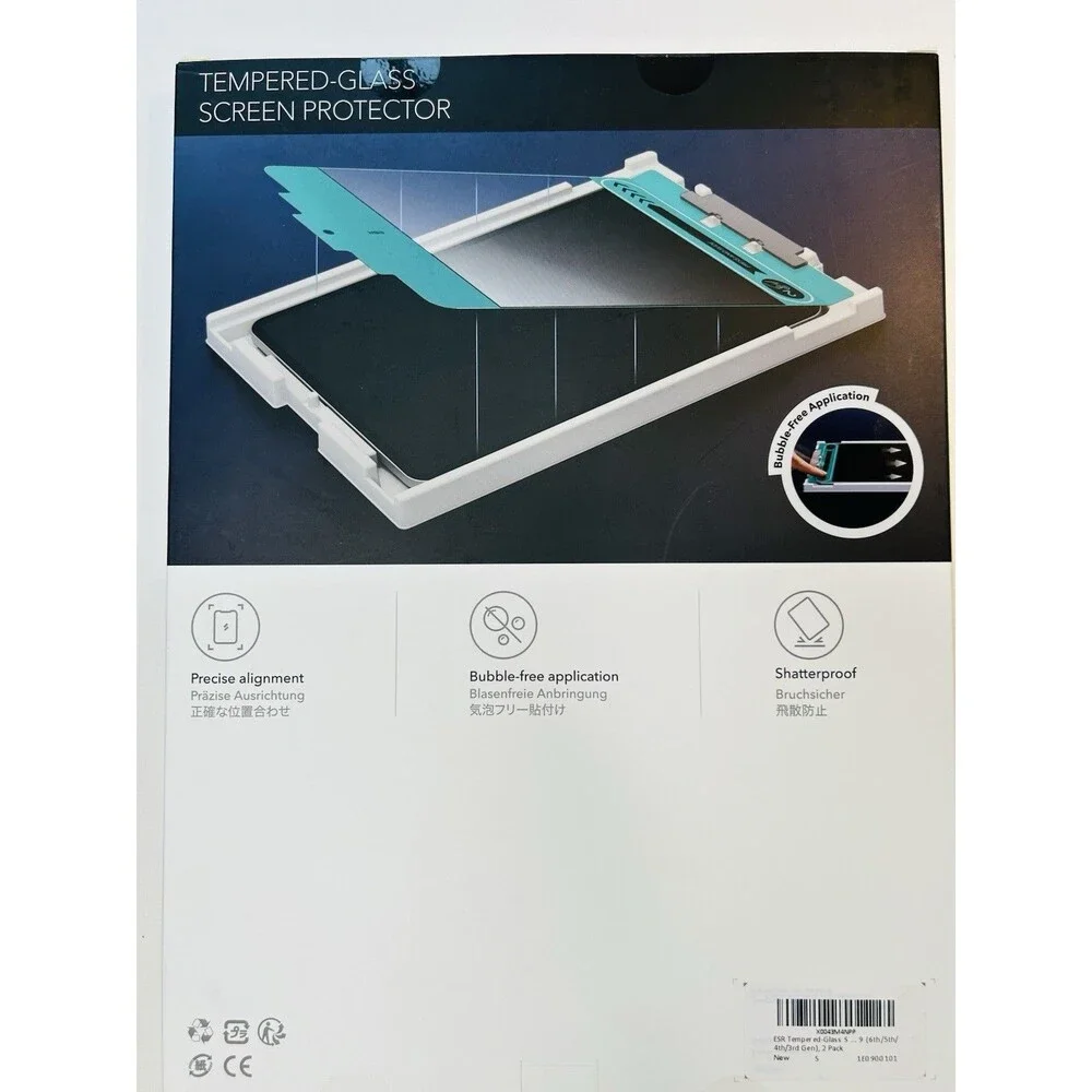 2-Pack Tempered Glass Screen Protector for iPad Pro 12.9-inch (6th 5th 4th 3rd)